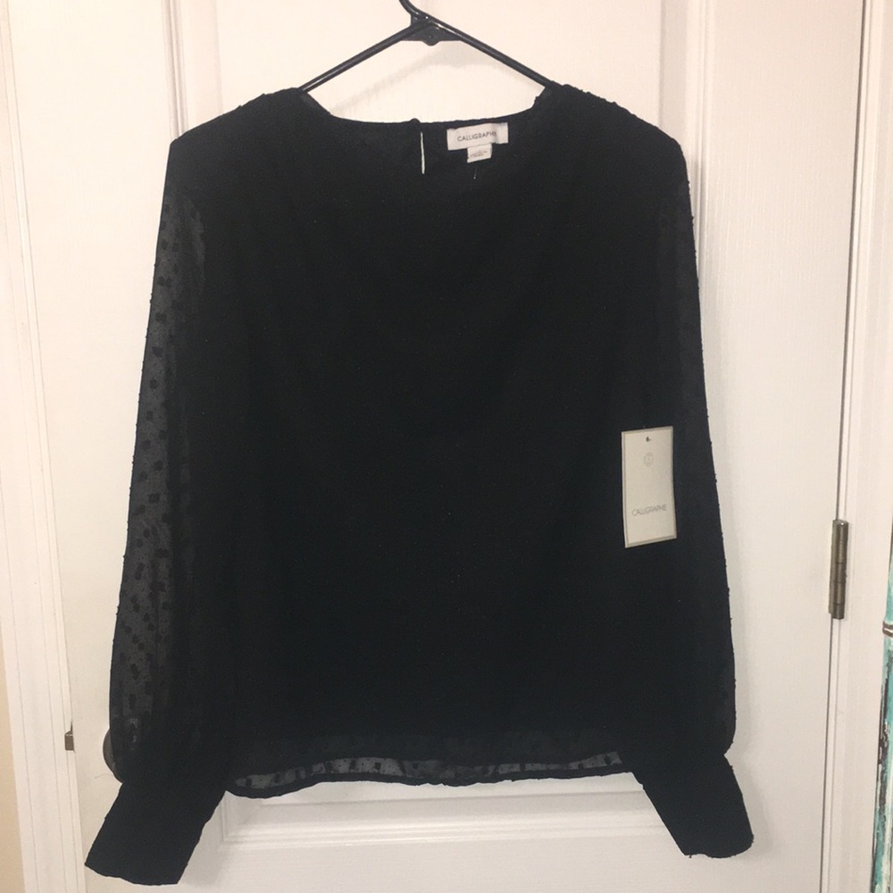 New with tags ~ Calligraphies Blouse size small